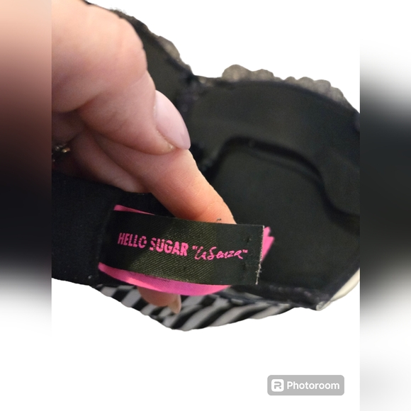 La Senza HELLO SUGAR Striped with Jewels Push up Bra - Picture 4 of 5